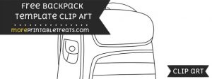 Backpack Template – Clipart