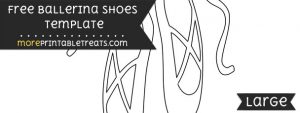 Ballerina Shoes Template – Large