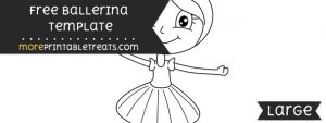Ballerina Template – Large