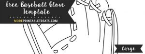 Baseball Glove Template – Large