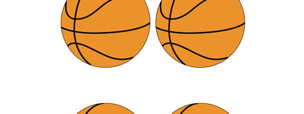 Basketball Cut Out Small