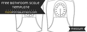 Bathroom Scale Template – Medium