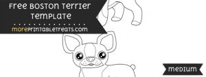 Boston Terrier Template – Medium
