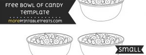 Bowl Of Candy Template – Small