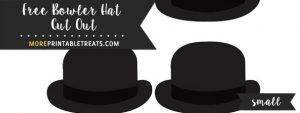 Bowler Hat Cut Out – Small