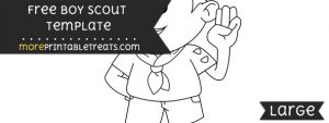 Boy Scout Template – Large