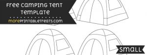 Camping Tent Template – Small