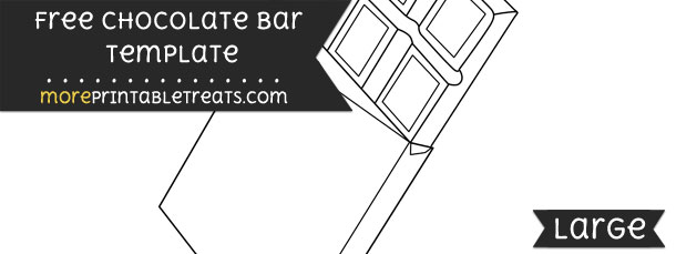 Chocolate Bar Template Large