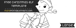 Christmas Elf Template – Large
