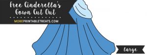 Cinderella’s Gown Cut Out – Large