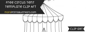 Circus Tent Template – Clipart