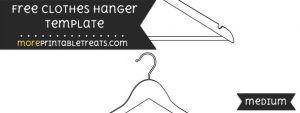 Clothes Hanger Template – Medium