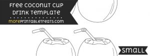 Coconut Cup Drink Template – Small