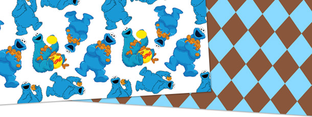 Free Printable Cookie Monster Theme Paper