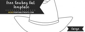 Cowboy Hat Template – Large
