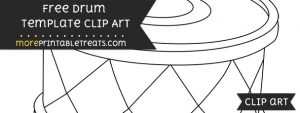 Drum Template – Clipart