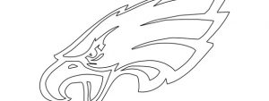 Large Eagles Logo Outline