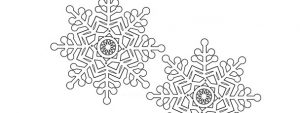 Fancy Snowflake Template Medium Fancy Snowflake Template Medium