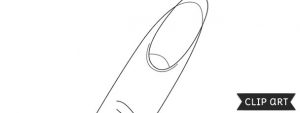 Fingernail Template – Clipart