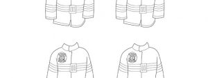 Firefighter Jacket Template – Small