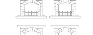 Fireplace Template – Small
