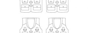 Fishing Vest Template – Small