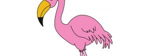 Flamingo Cut Out – Large