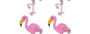 Flamingo Cut Out – Small