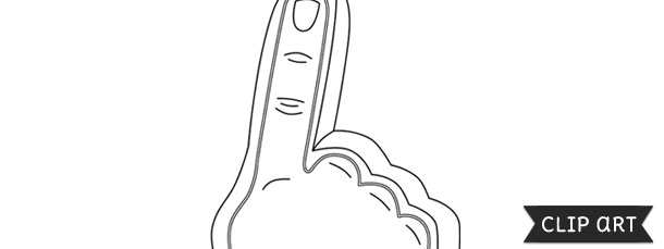 clip-art-download-1-vector-foam-finger-foam-finger-transparent
