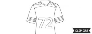 Football Jersey Template – Clipart