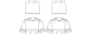 Football Jersey Template – Small