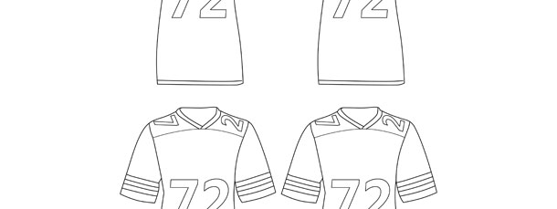 Football Jersey Template – Small