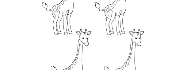 Giraffe Template - Small