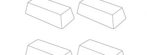 Gold Bar Template Small Gold Bar Template Small