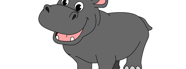 Hippo Cut Out Large