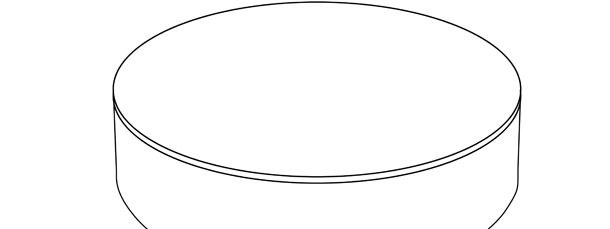 Hockey Puck Template Large