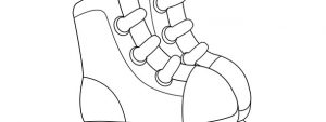 Ice Skates Template – Large