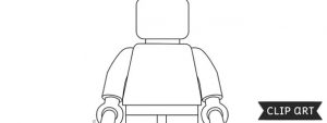 Lego Toy Character Template – Clipart