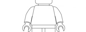 Lego Toy Character Template – Large