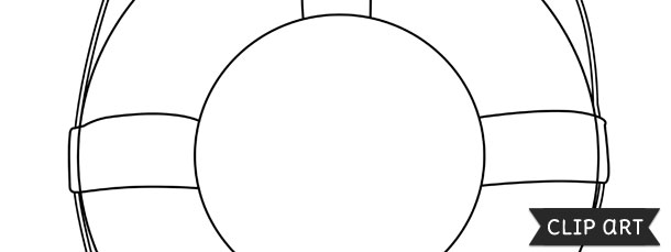 Coloring Page Of Life Ring Preserver Coloring Pages