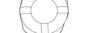 Life Preserver Ring Template – Large