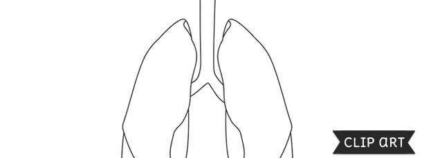 lungs-template-clipart