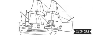 Mayflower Template – Clipart