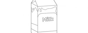 Milk Carton Template – Large