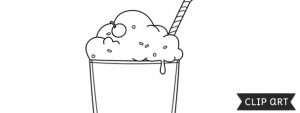Milkshake Template – Clipart