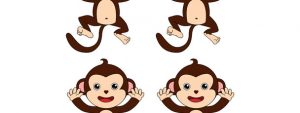 Monkey Cut Out – Small
