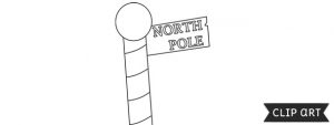 North Pole Template – Clipart