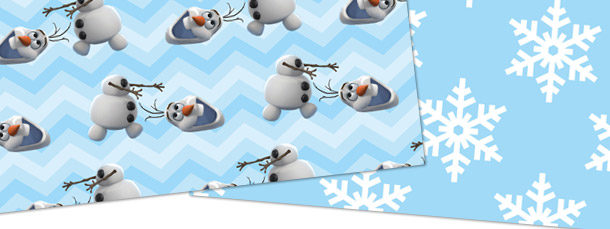 free printable olaf snowman pattern paper