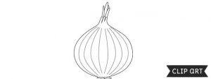 Onion Template – Clipart