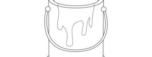 Paint Can Template – Large